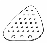 Биодеградируемая пластина для стабилизации перелома скуловой кости